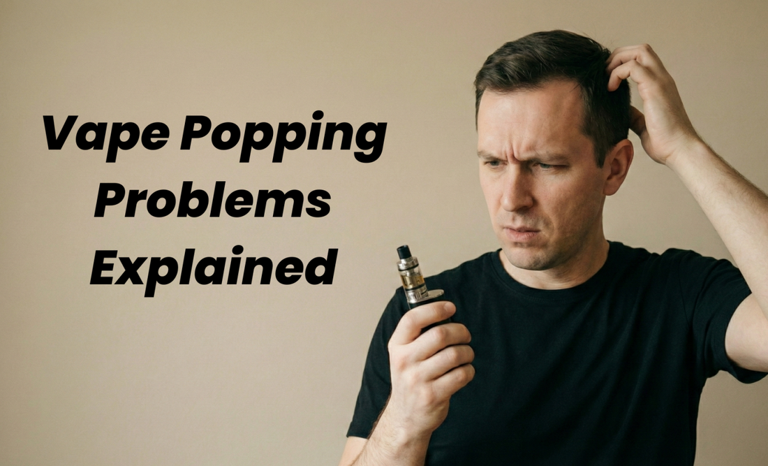 Vape Popping Problems Explained: How to Fix Bubbling, Crackling, and Spitting