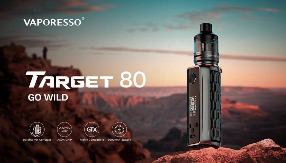 VAPORESSO F(t) Mode in The Target 80 mod: A New Tech Ushers in New Era