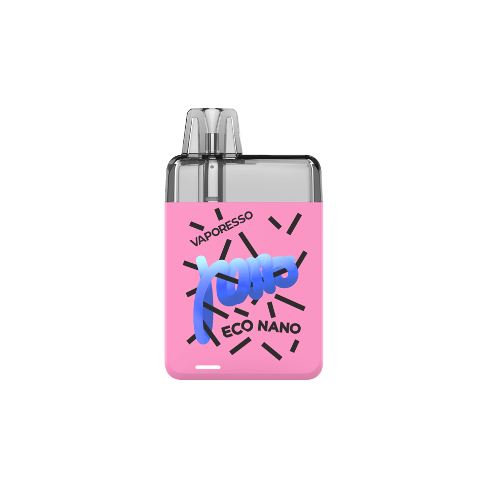 VAPORESSO ECO Nano refillable pod vape kit – compact and eco-friendly refillable pod system with long battery life and large pod capacity.