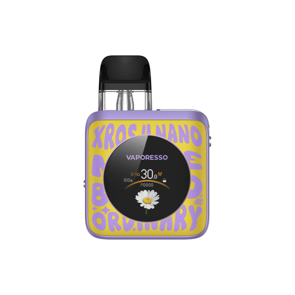 VAPORESSO XROS 4 Nano pod vape – compact refillable vape pod system designed for portable and flavorful MTL vaping.